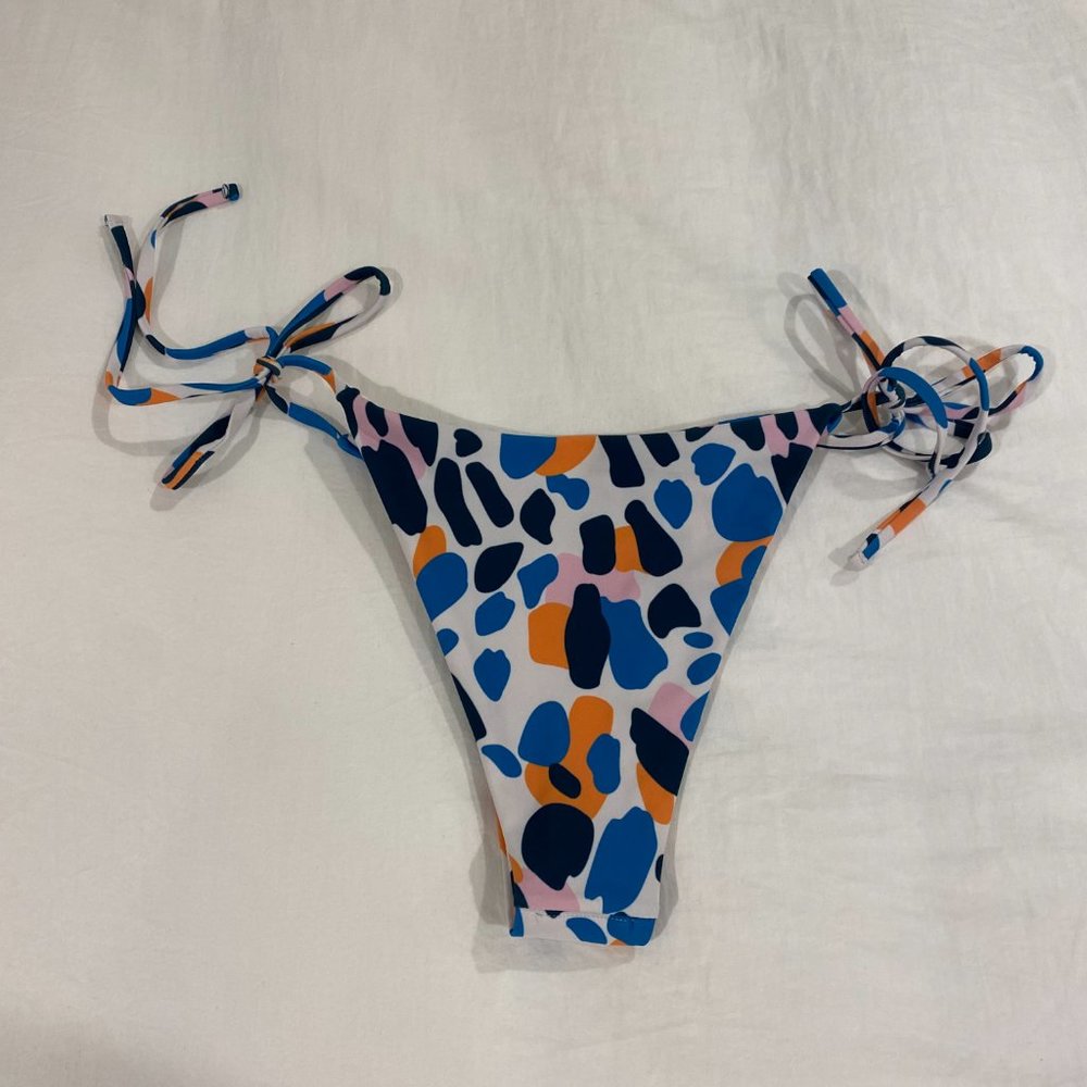 3-Piece Multi-Colored String Bikini Set - image 4